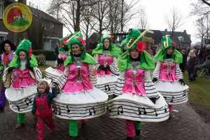 Eerste prijs individuelen: Muzieknoten